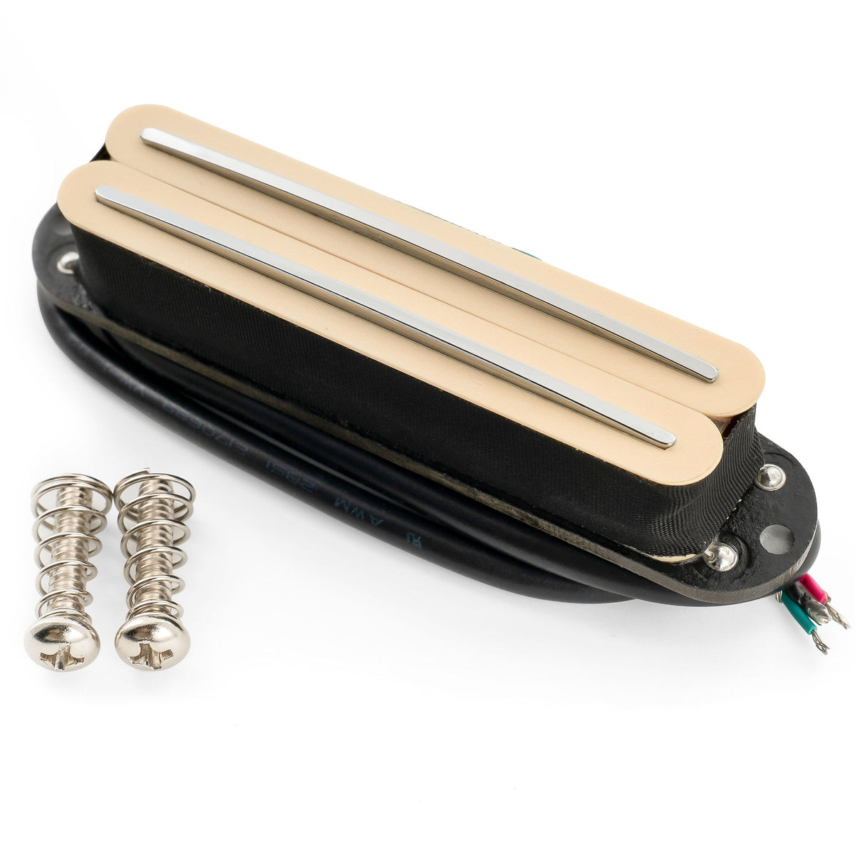 Musiclily Pro ST-DPLA Alnico 5 Rail Blade Single Coil Sized Humbucker Pickup 6.2K for Strat Style Electric Guitar