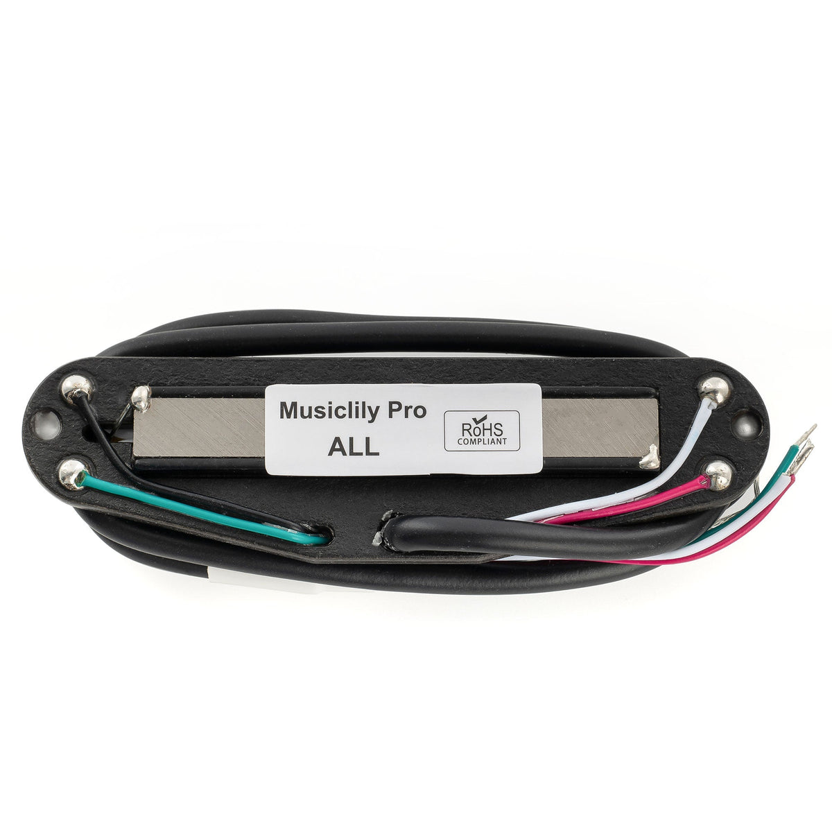 Musiclily Pro ST-DPLA Alnico 5 Rail Blade Single Coil Sized Humbucker Pickup 6.2K for Strat Style Electric Guitar