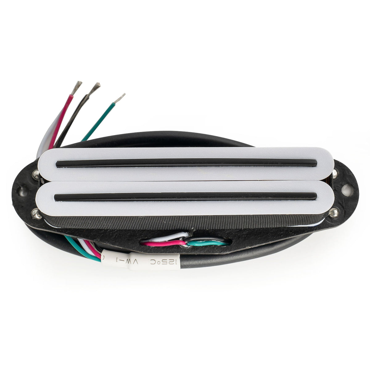Musiclily Pro ST-DPLA Alnico 5 Rail Blade Single Coil Sized Humbucker Pickup 6.2K for Strat Style Electric Guitar