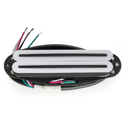 Musiclily Pro ST-DPLA Alnico 5 Rail Blade Single Coil Sized Humbucker Pickup 6.2K for Strat Style Electric Guitar