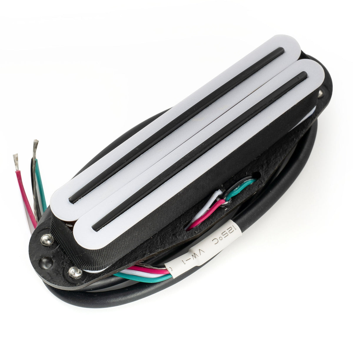 Musiclily Pro ST-DPLA Alnico 5 Rail Blade Single Coil Sized Humbucker Pickup 6.2K for Strat Style Electric Guitar