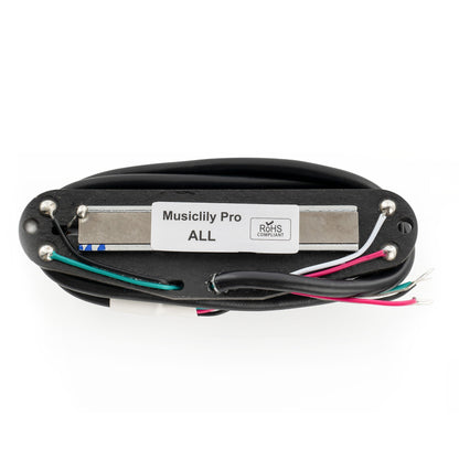 Musiclily Pro ST-DPLA Alnico 5 Rail Blade Single Coil Sized Humbucker Pickup 6.2K for Strat Style Electric Guitar