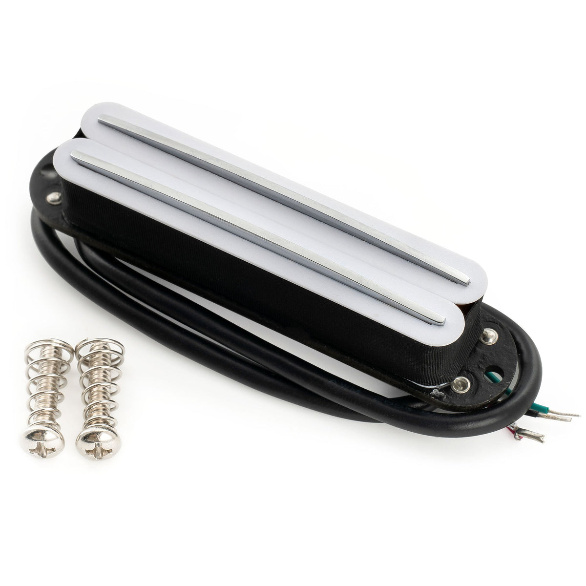 Musiclily Pro ST-DPLA Alnico 5 Rail Blade Single Coil Sized Humbucker Pickup 6.2K for Strat Style Electric Guitar