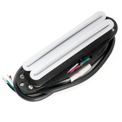 Musiclily Pro ST-DPLA Alnico 5 Rail Blade Single Coil Sized Humbucker Pickup 6.2K for Strat Style Electric Guitar