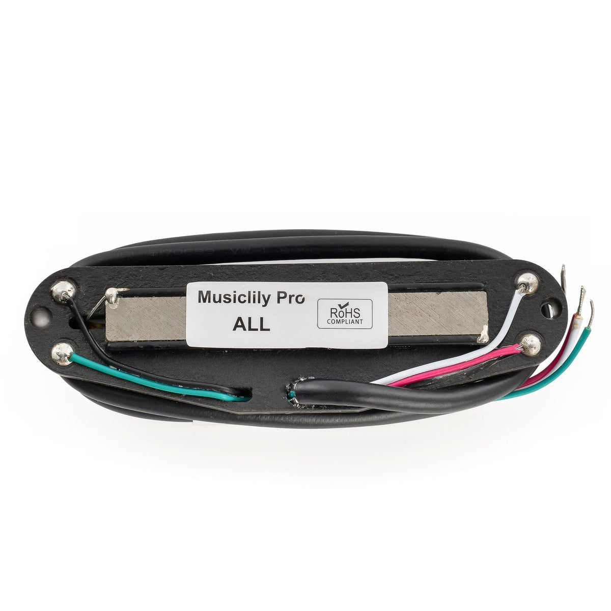 Musiclily Pro ST-DPLA Alnico 5 Rail Blade Single Coil Sized Humbucker Pickup 6.2K for Strat Style Electric Guitar