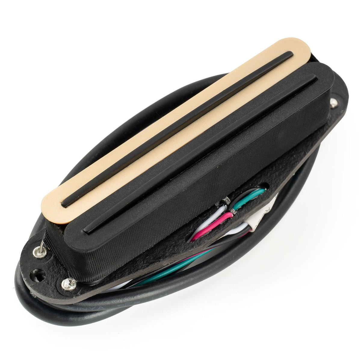 Musiclily Pro ST-DPLA Alnico 5 Rail Blade Single Coil Sized Humbucker Pickup 6.2K for Strat Style Electric Guitar