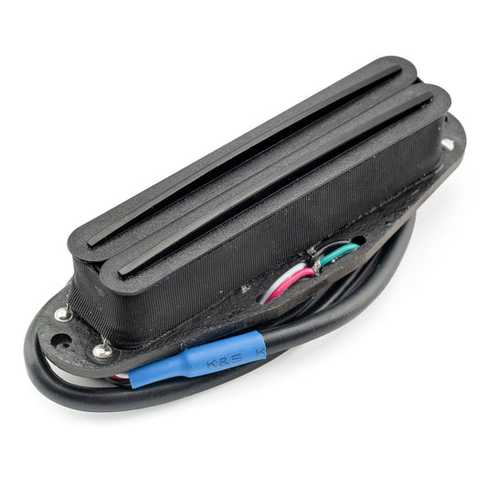 Musiclily Pro ST-DPMA Alnico 5 Rail Blade Single Coil Sized Humbucker Pickup 9.8K for Strat Style Electric Guitar