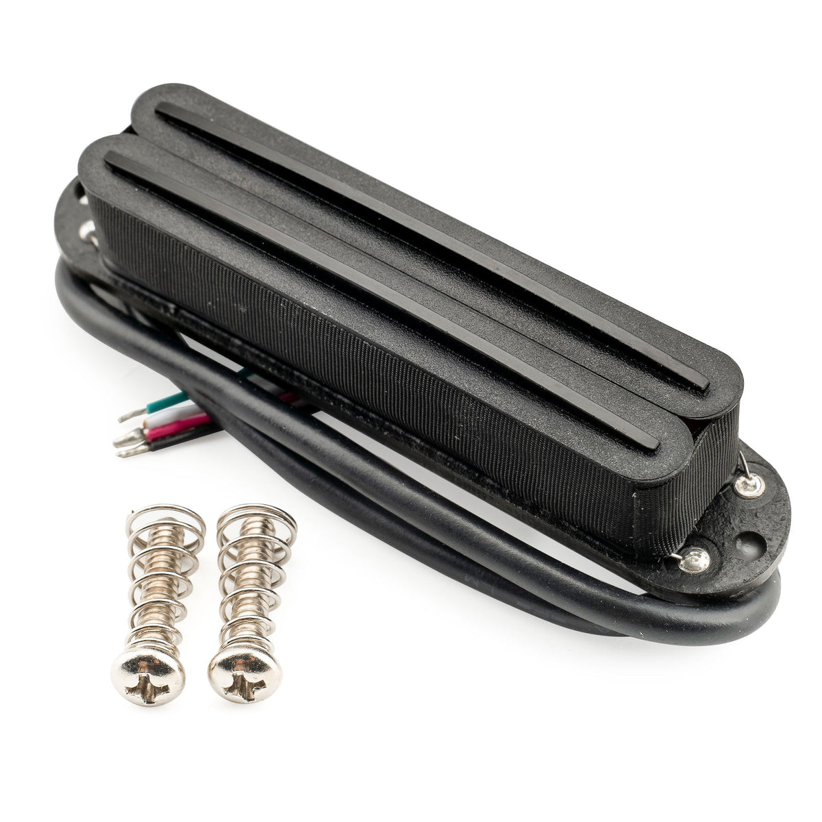 Musiclily Pro ST-DPHA Alnico 5 Rail Blade Single Coil Sized Humbucker Pickup 13.2K Super Distortion for Strat Style Electric Guitar