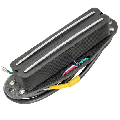 Musiclily Pro ST-DPHA Alnico 5 Rail Blade Single Coil Sized Humbucker Pickup 13.2K Super Distortion for Strat Style Electric Guitar