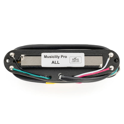 Musiclily Pro ST-DPHA Alnico 5 Rail Blade Single Coil Sized Humbucker Pickup 13.2K Super Distortion for Strat Style Electric Guitar