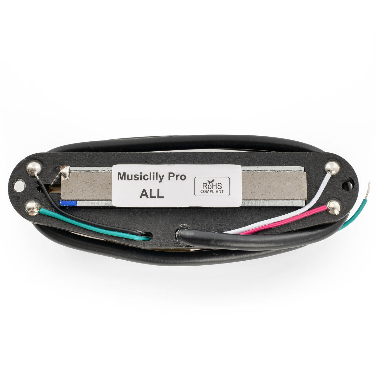 Musiclily Pro ST-DPHA Alnico 5 Rail Blade Single Coil Sized Humbucker Pickup 13.2K Super Distortion for Strat Style Electric Guitar