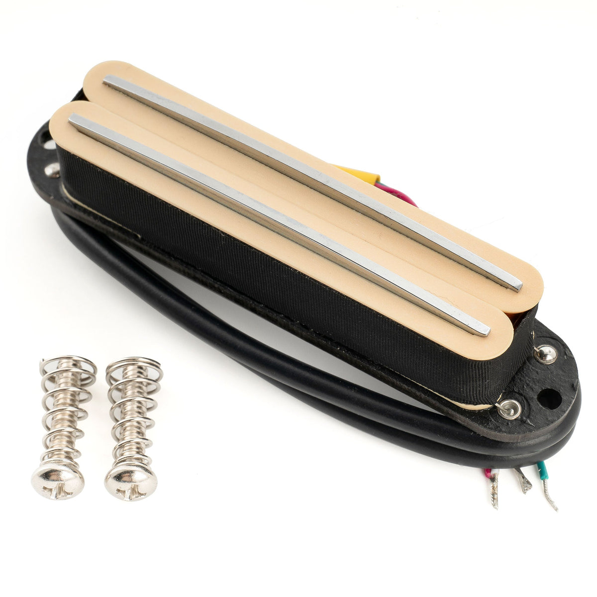 Musiclily Pro ST-DPHA Alnico 5 Rail Blade Single Coil Sized Humbucker Pickup 13.2K Super Distortion for Strat Style Electric Guitar