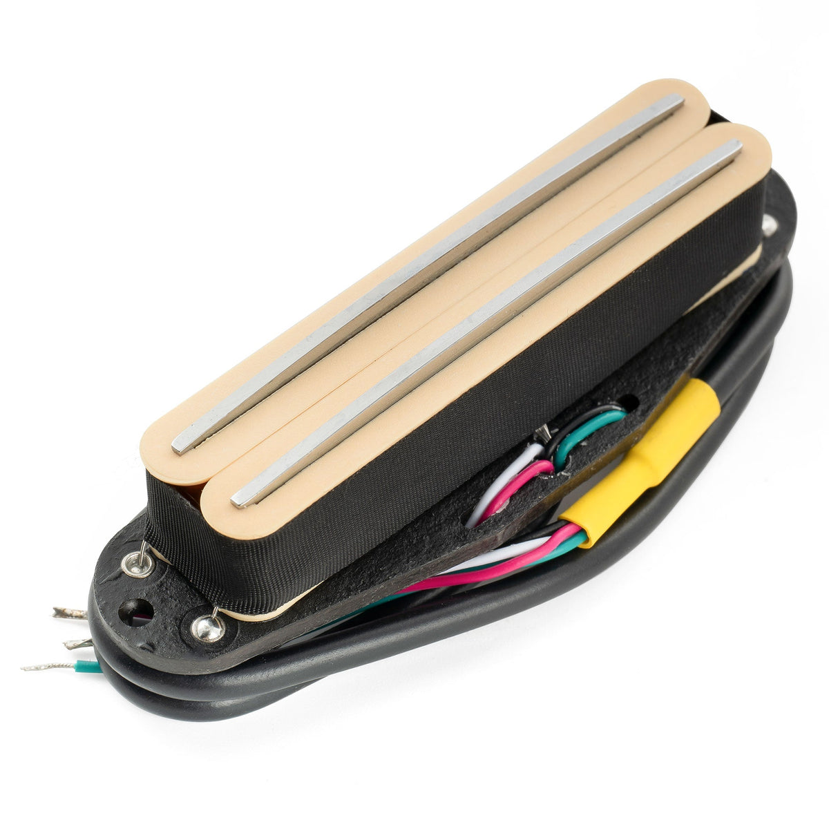 Musiclily Pro ST-DPHA Alnico 5 Rail Blade Single Coil Sized Humbucker Pickup 13.2K Super Distortion for Strat Style Electric Guitar