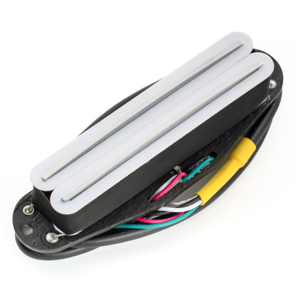 Musiclily Pro ST-DPHA Alnico 5 Rail Blade Single Coil Sized Humbucker Pickup 13.2K Super Distortion for Strat Style Electric Guitar