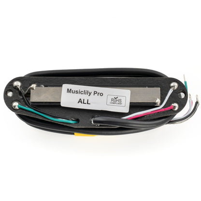 Musiclily Pro ST-DPHA Alnico 5 Rail Blade Single Coil Sized Humbucker Pickup 13.2K Super Distortion for Strat Style Electric Guitar