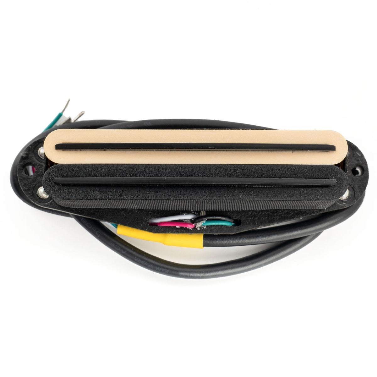 Musiclily Pro ST-DPHA Alnico 5 Rail Blade Single Coil Sized Humbucker Pickup 13.2K Super Distortion for Strat Style Electric Guitar