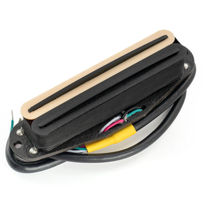 Musiclily Pro ST-DPHA Alnico 5 Rail Blade Single Coil Sized Humbucker Pickup 13.2K Super Distortion for Strat Style Electric Guitar