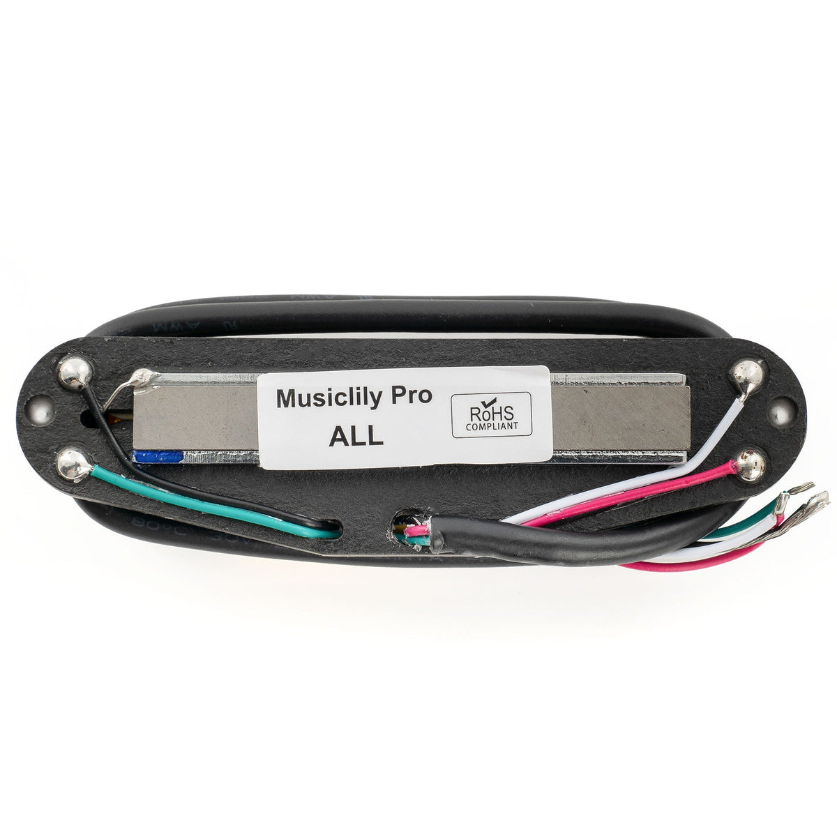 Musiclily Pro ST-DPHA Alnico 5 Rail Blade Single Coil Sized Humbucker Pickup 13.2K Super Distortion for Strat Style Electric Guitar