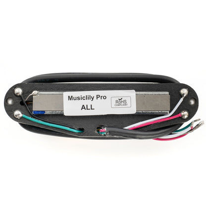Musiclily Pro ST-DPHA Alnico 5 Rail Blade Single Coil Sized Humbucker Pickup 13.2K Super Distortion for Strat Style Electric Guitar