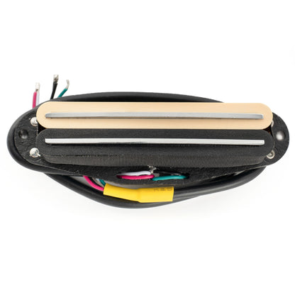 Musiclily Pro ST-DPHA Alnico 5 Rail Blade Single Coil Sized Humbucker Pickup 13.2K Super Distortion for Strat Style Electric Guitar