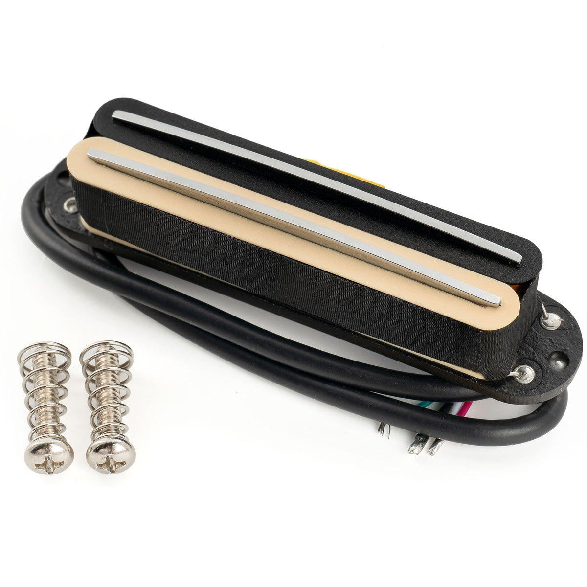 Musiclily Pro ST-DPHA Alnico 5 Rail Blade Single Coil Sized Humbucker Pickup 13.2K Super Distortion for Strat Style Electric Guitar
