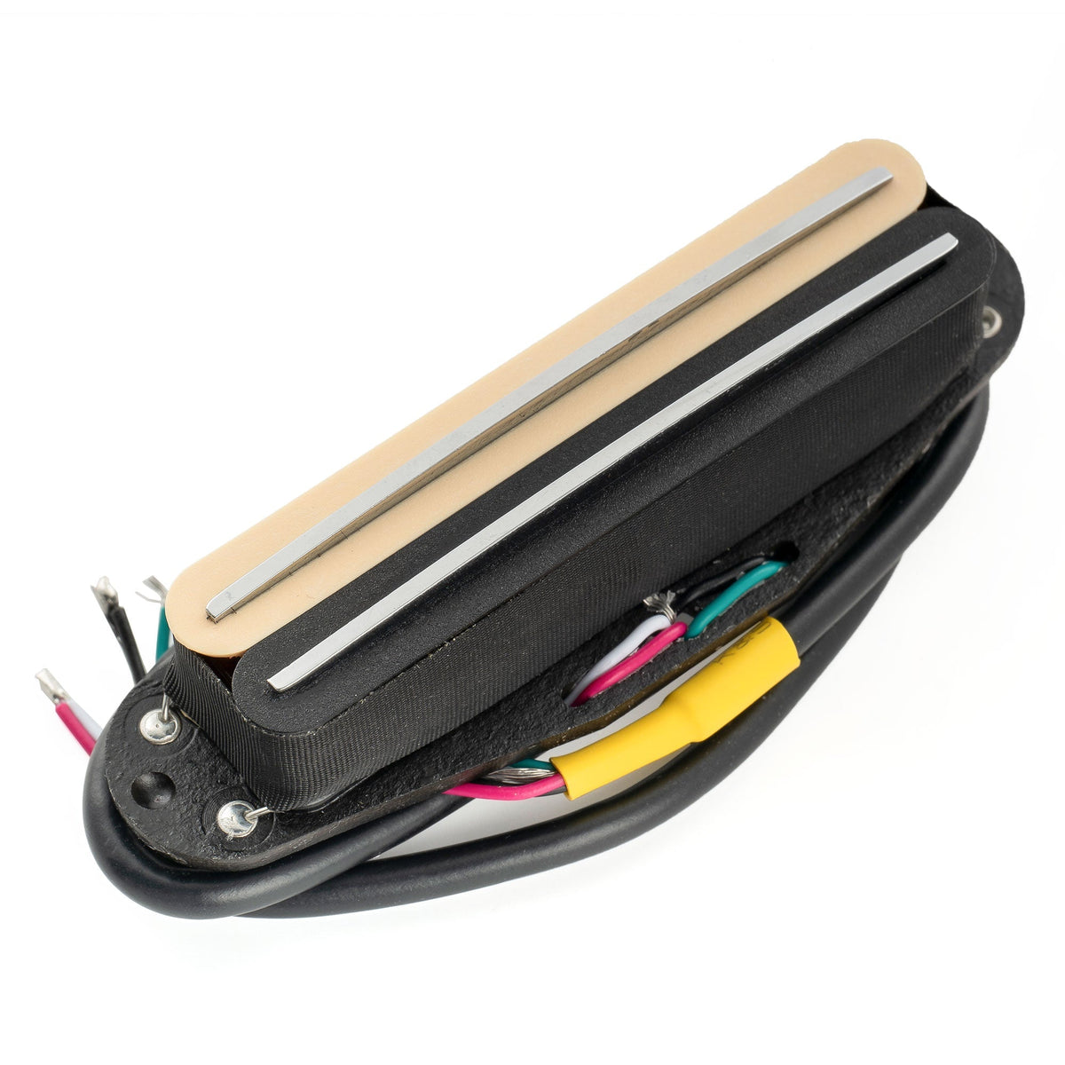 Musiclily Pro ST-DPHA Alnico 5 Rail Blade Single Coil Sized Humbucker Pickup 13.2K Super Distortion for Strat Style Electric Guitar