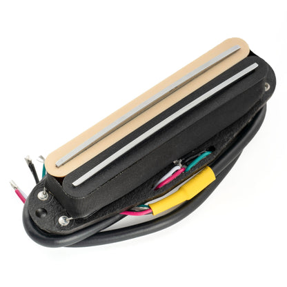 Musiclily Pro ST-DPHA Alnico 5 Rail Blade Single Coil Sized Humbucker Pickup 13.2K Super Distortion for Strat Style Electric Guitar