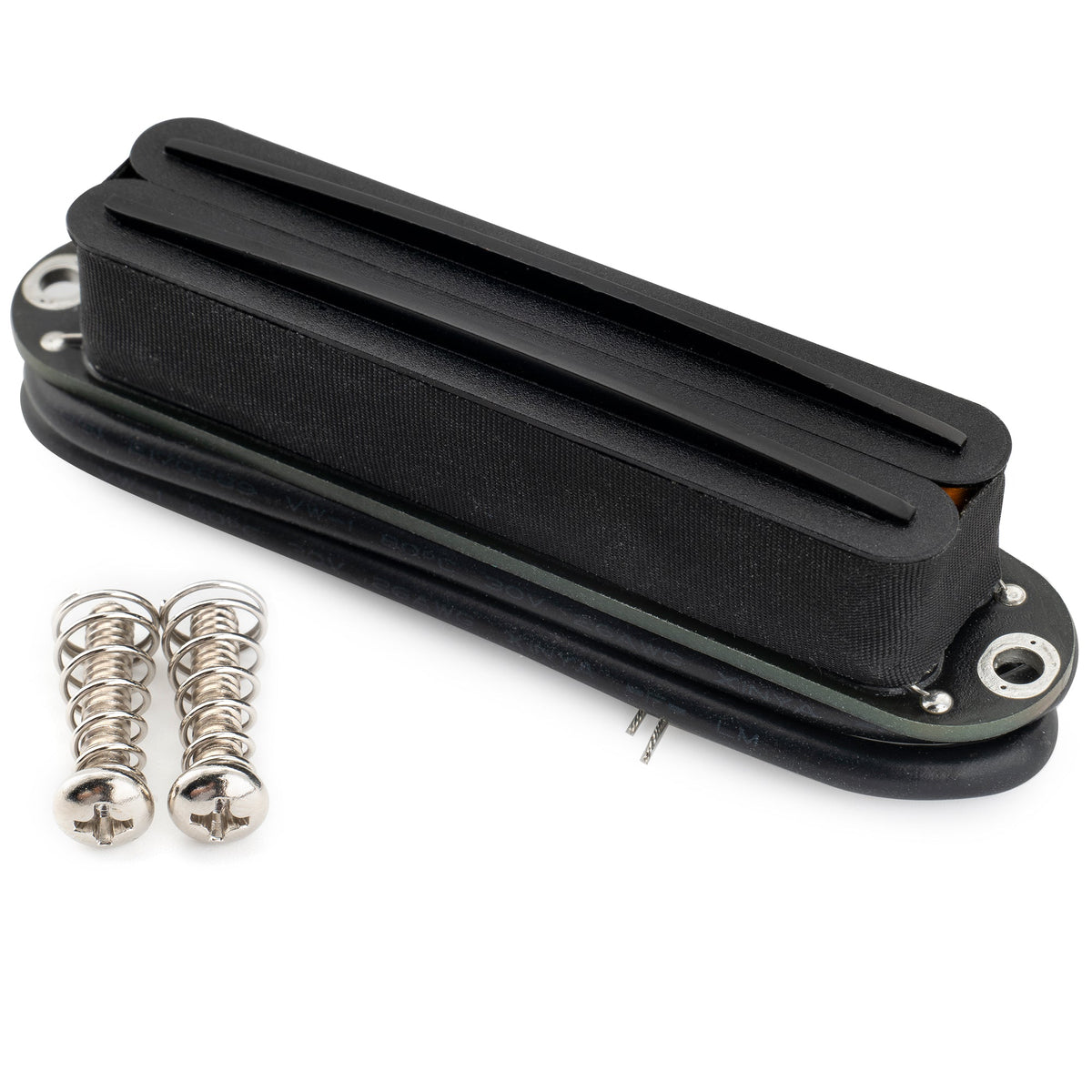 Musiclily Pro ST-DPHC Ceramic Rail Blade Single Coil Sized Humbucker Pickup 13.2K Super Distortion for Strat Style Electric Guitar
