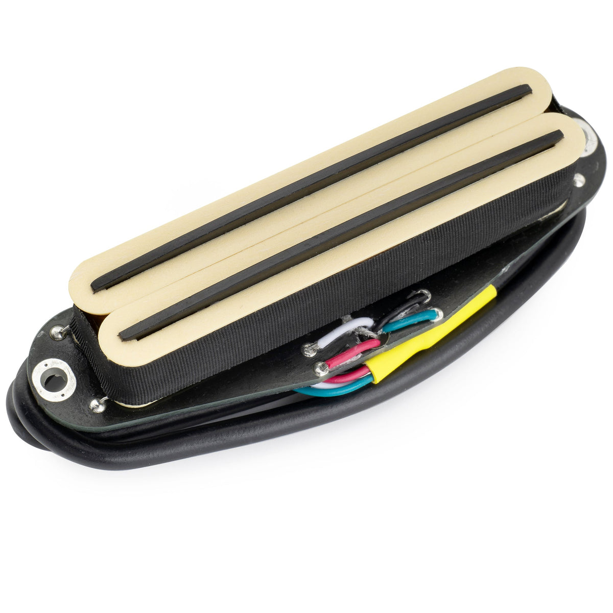 Musiclily Pro ST-DPHC Ceramic Rail Blade Single Coil Sized Humbucker Pickup 13.2K Super Distortion for Strat Style Electric Guitar
