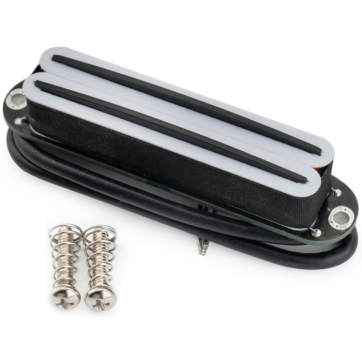 Musiclily Pro ST-DPHC Ceramic Rail Blade Single Coil Sized Humbucker Pickup 13.2K Super Distortion for Strat Style Electric Guitar