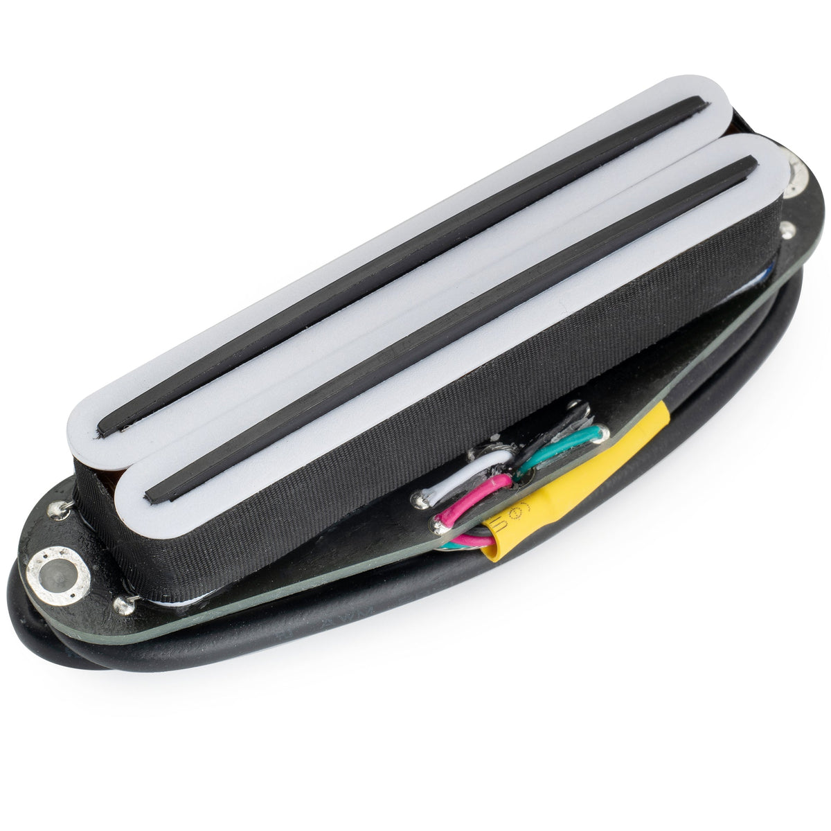 Musiclily Pro ST-DPHC Ceramic Rail Blade Single Coil Sized Humbucker Pickup 13.2K Super Distortion for Strat Style Electric Guitar