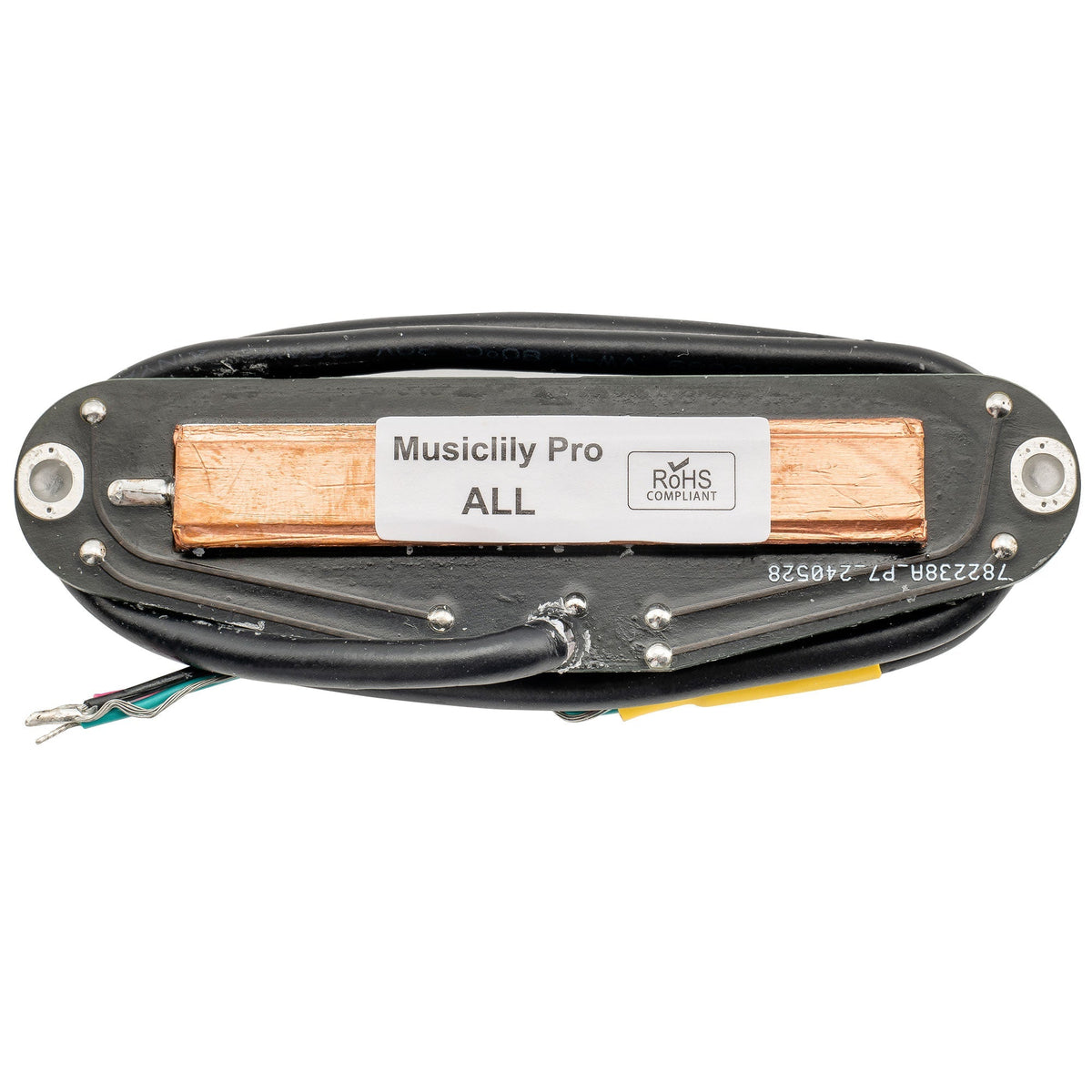 Musiclily Pro ST-DPHC Ceramic Rail Blade Single Coil Sized Humbucker Pickup 13.2K Super Distortion for Strat Style Electric Guitar