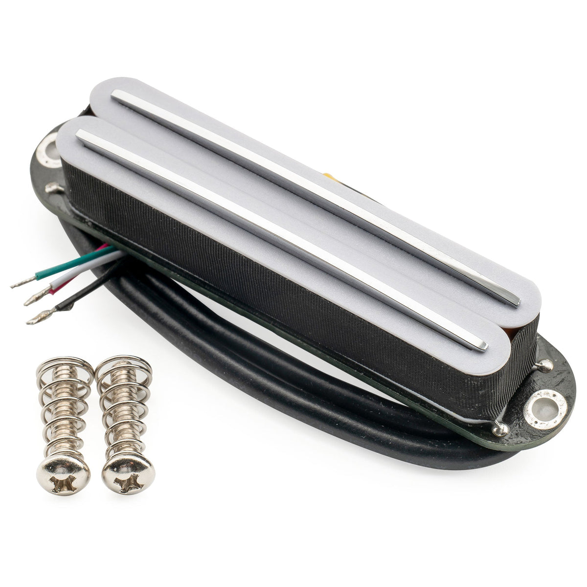 Musiclily Pro ST-DPHC Ceramic Rail Blade Single Coil Sized Humbucker Pickup 13.2K Super Distortion for Strat Style Electric Guitar
