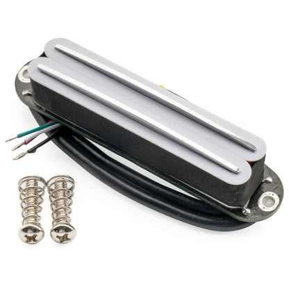 Musiclily Pro ST-DPHC Ceramic Rail Blade Single Coil Sized Humbucker Pickup 13.2K Super Distortion for Strat Style Electric Guitar