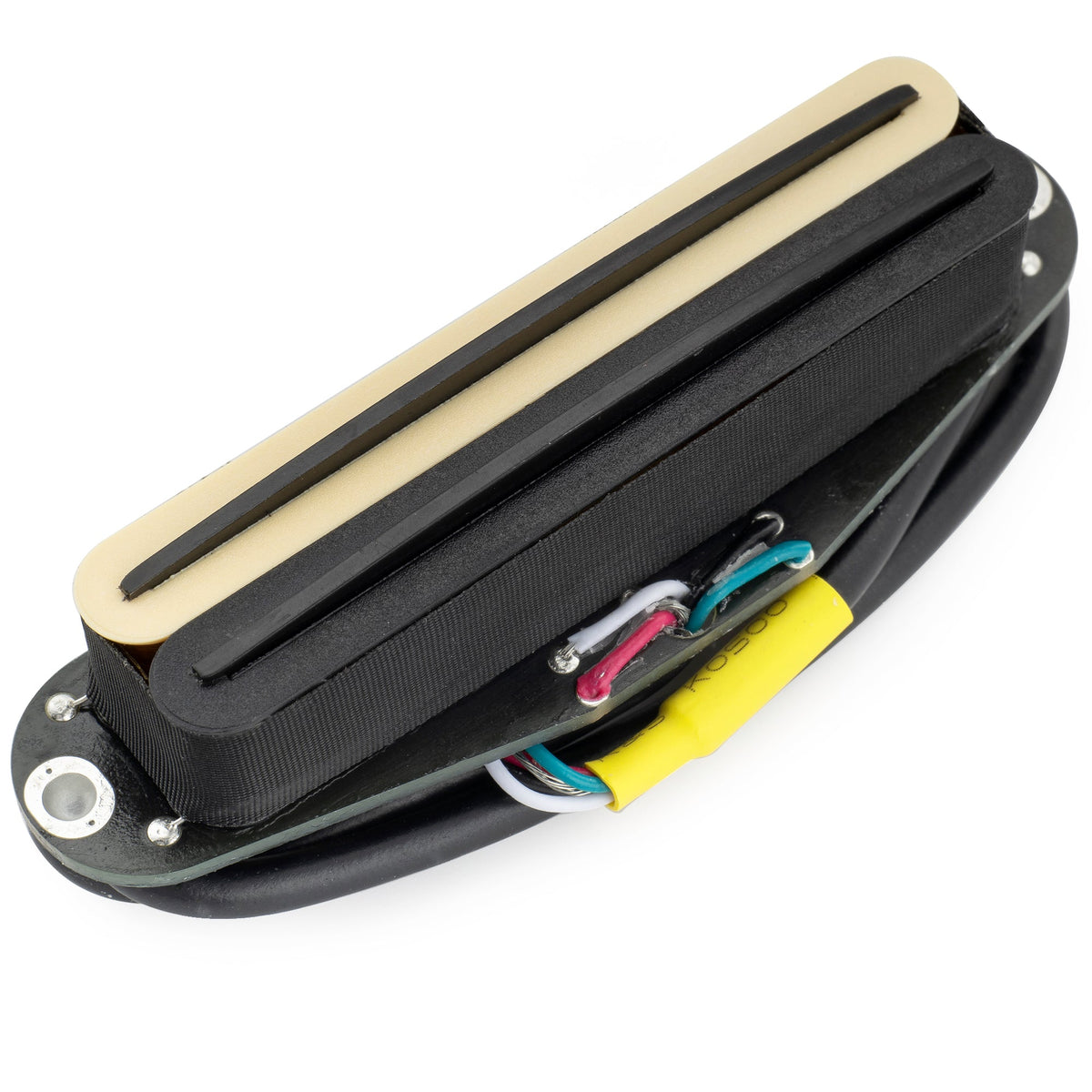 Musiclily Pro ST-DPHC Ceramic Rail Blade Single Coil Sized Humbucker Pickup 13.2K Super Distortion for Strat Style Electric Guitar