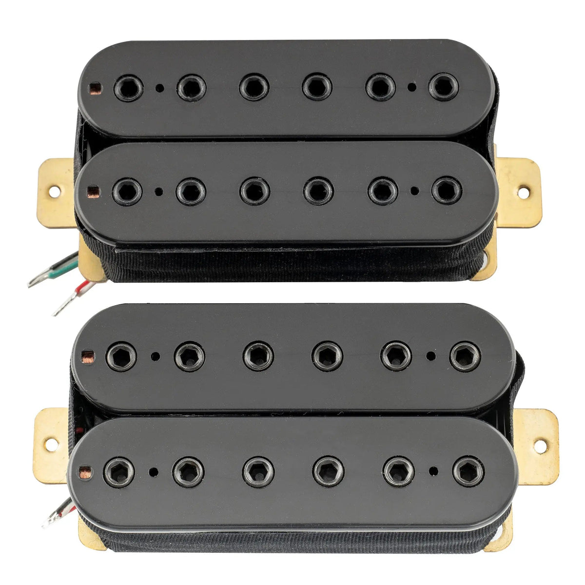 Artec HBB-XBB Ceramic Uncovered Adjustable Hexagonal Poles Humbucker Electric Guitar Neck Bridge Pickups Set