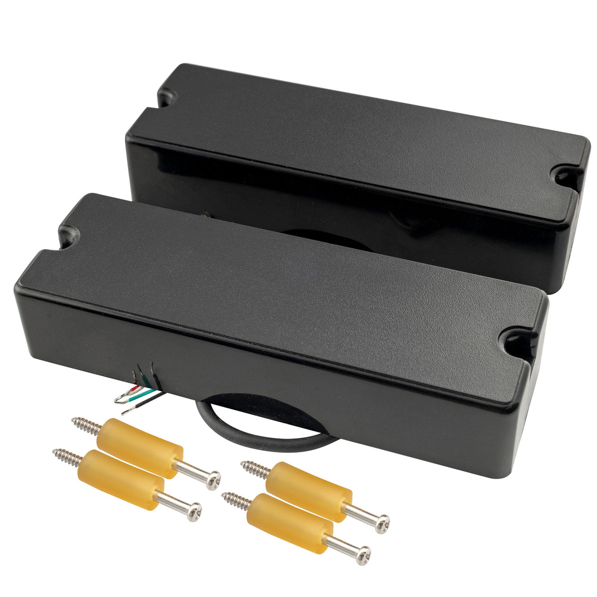 Artec MDC6 Ceramic Soapbar Style Bass Pickup Neck Bridge Pickups Set 16K for 6-String Bass