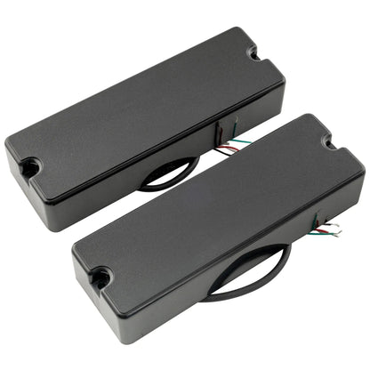 Artec MDC6 Ceramic Soapbar Style Bass Pickup Neck Bridge Pickups Set 16K for 6-String Bass