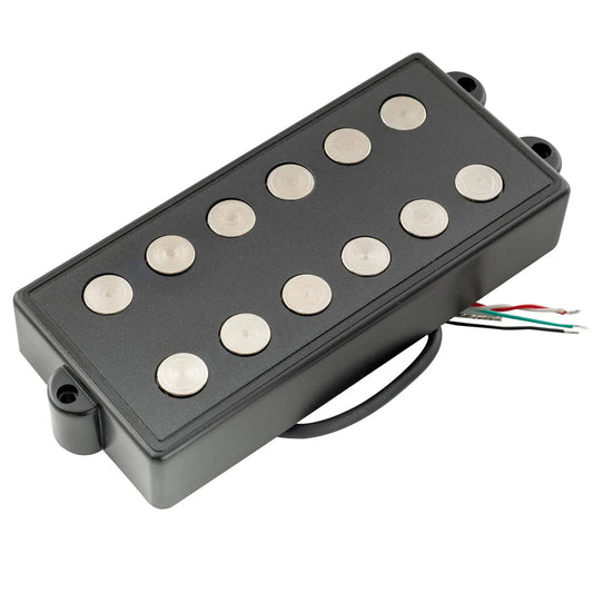 Artec MMC6 Ceramic Soapbar Style Bass Pickup Bridge Pickup 14.6K for 6-String MusicMan Style Bass