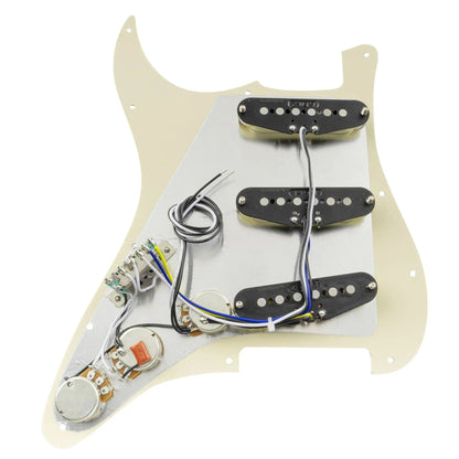 Musiclily Pro-SE ST-60SE Pre-wired SSS Pickguard with Staggered Alnico 5 Pickups for Strat Style Electric Guitar