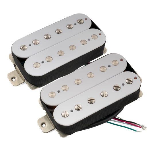 Musiclily Pro LP-OMHA Alnico 5 Uncovered Humbucker Neck Bridge Pickups Set 7.5K/16.6K for Electric Guitar