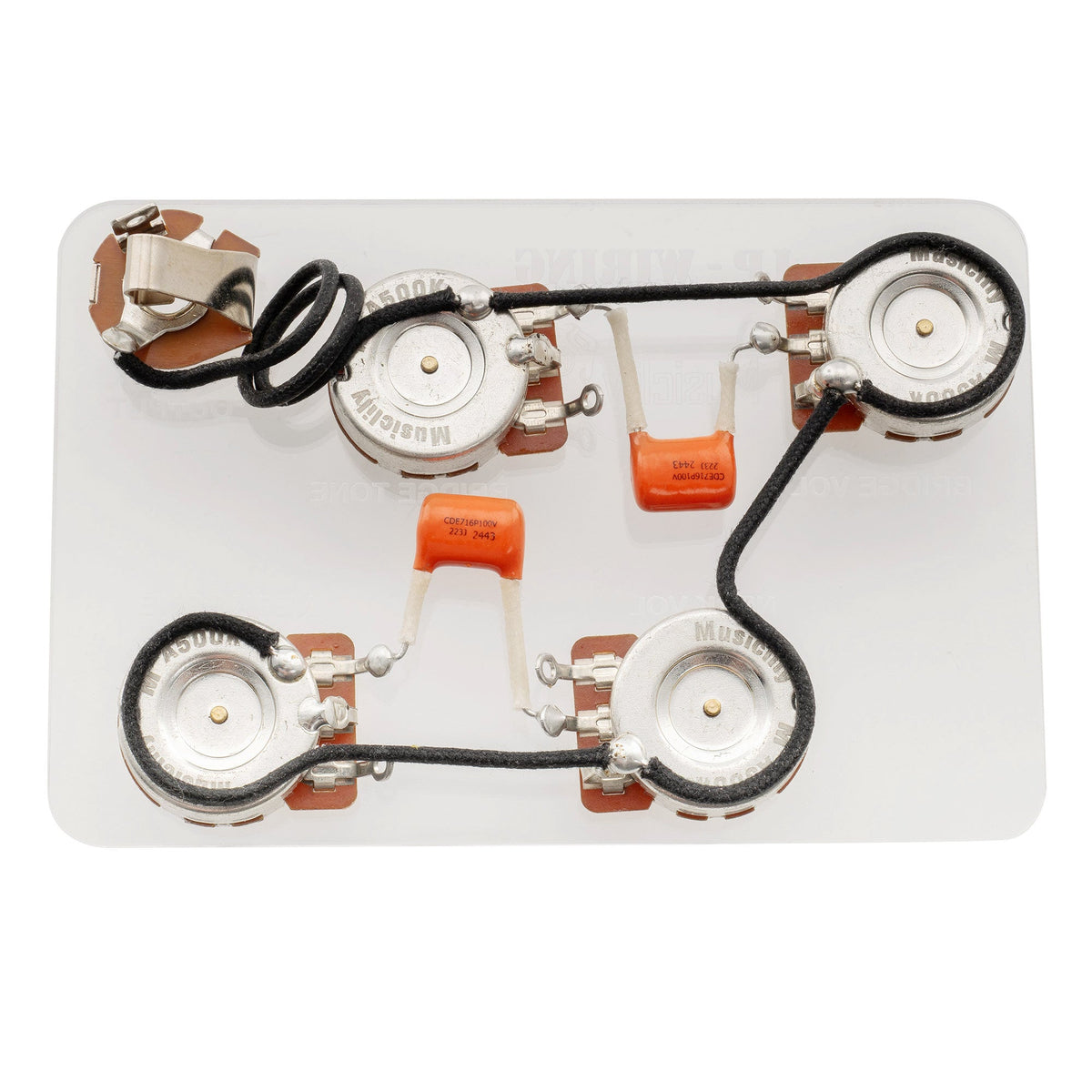 Musiclily Pro LP STD Vintage 50s Pre-wired Wring Harness Kit Upgrade for Epiphone LP Style Electric Guitar Switch