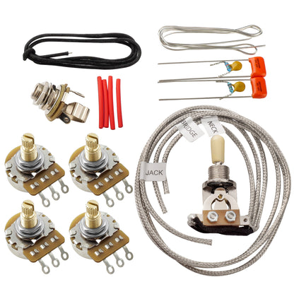Musiclily Pro LP STD Modern 60s PLUS Treble Bleed DIY Wring Kit Upgrade for Epiphone LP Style Electric Guitar Switch