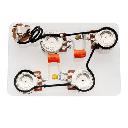 Musiclily Pro LP STD Modern 60s PLUS Treble Bleed Pre-wired Wring Harness Kit Upgrade for Epiphone LP Style Electric Guitar Switch