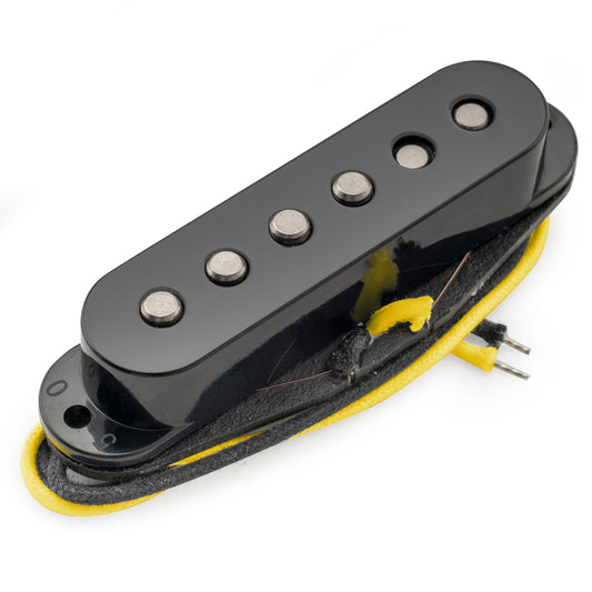 Musiclily Pro ST-50S Staggered Alnico 5 Single Coil Middle Pickup 5.9K for Strat Style Electric Guitar