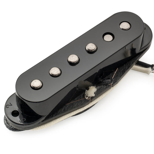 Musiclily Pro ST-50S Staggered Alnico 5 Single Coil Bridge Pickup 7K for Strat Style Electric Guitar