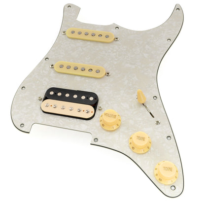 Musiclily Pro-SE ST-HSS-60SE Pre-wired Pickguard with Alnico 5 Pickups 5-Way Switch for Strat Style Electric Guitar