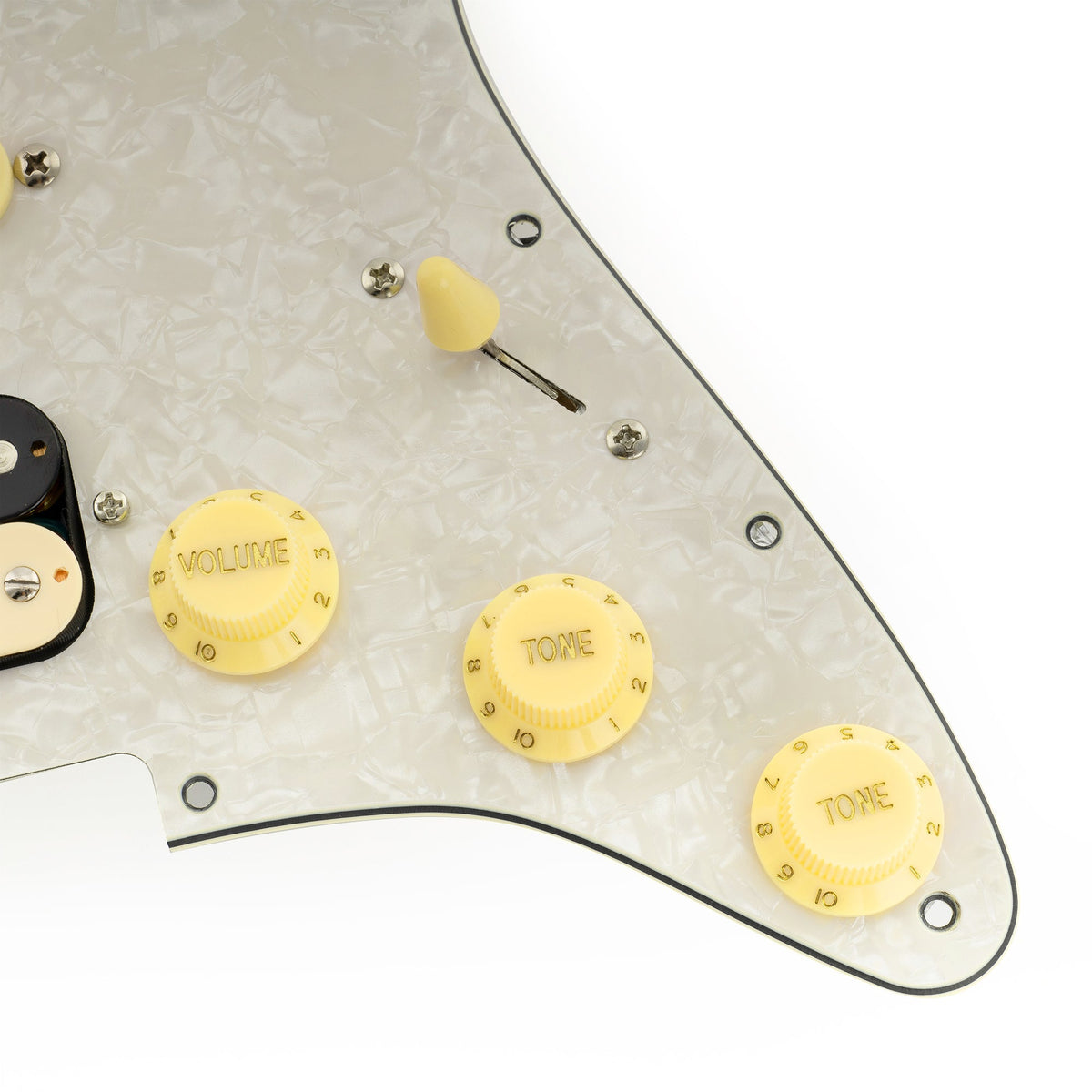 Musiclily Pro-SE ST-HSS-60SE Pre-wired Pickguard with Alnico 5 Pickups 5-Way Switch for Strat Style Electric Guitar