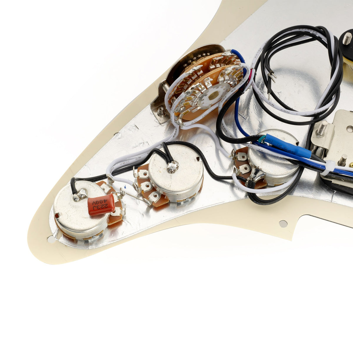 Musiclily Pro-SE ST-HSS-60SE Pre-wired Pickguard with Alnico 5 Pickups 5-Way Switch for Strat Style Electric Guitar