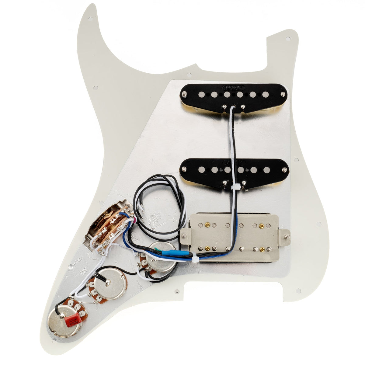 Musiclily Pro-SE ST-HSS-60SE Pre-wired Pickguard with Alnico 5 Pickups 5-Way Switch for Strat Style Electric Guitar